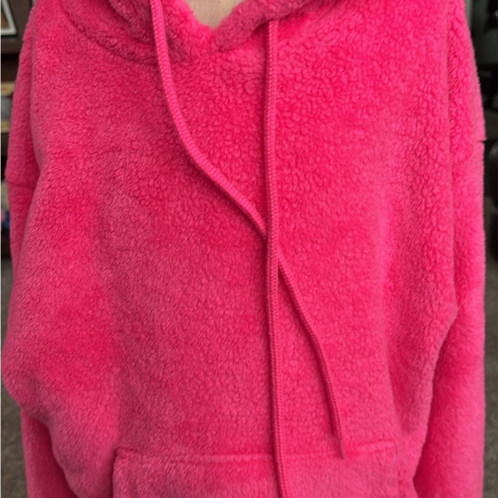 No Boundaries Bright Pink Fleece Hoodie